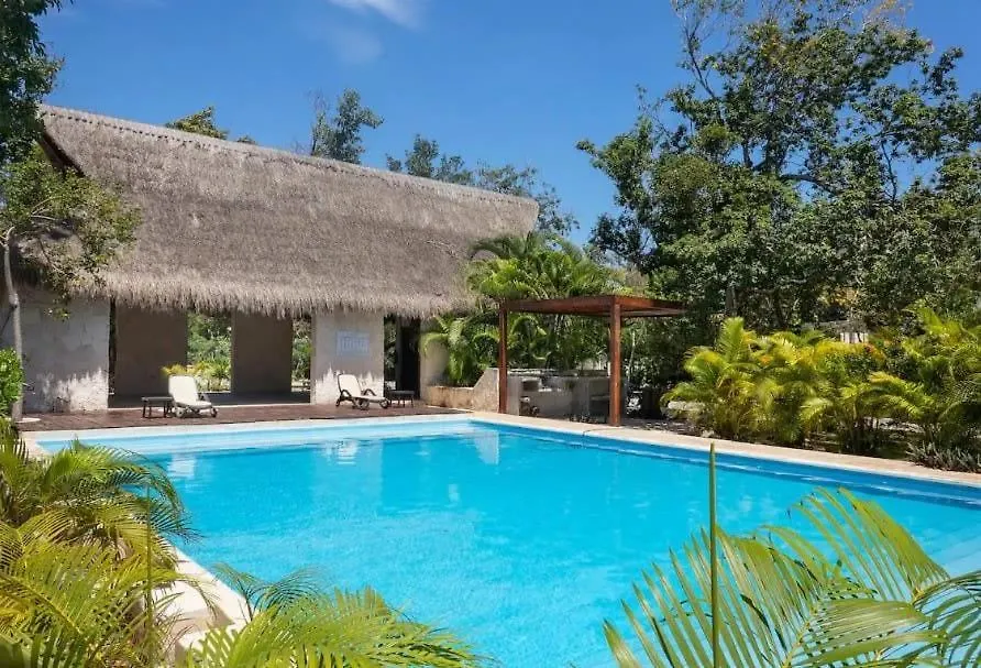 4Br Jungle Villa With Jacuzzi In Private Gated Community Tulum